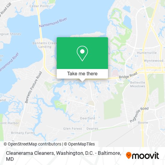 Cleanerama Cleaners map