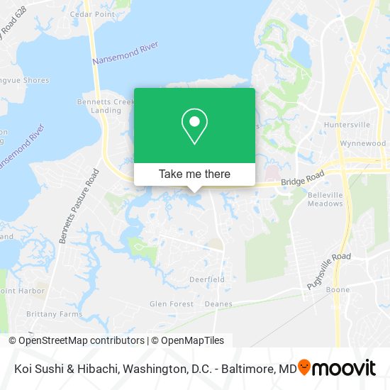 Koi Sushi & Hibachi map