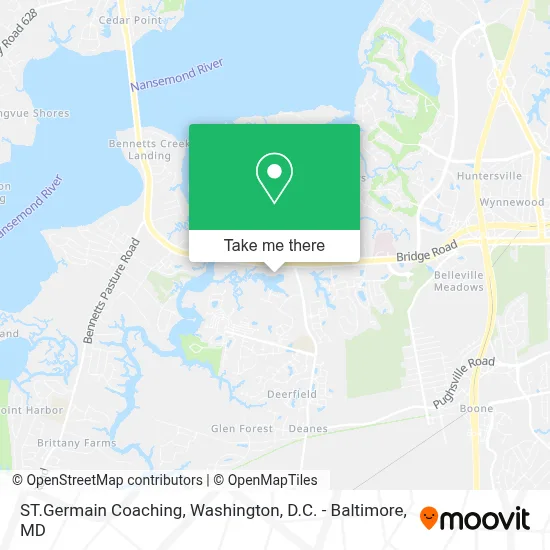 ST.Germain Coaching map