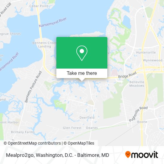 Mealpro2go map