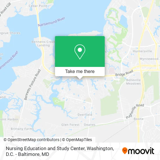 Nursing Education and Study Center map