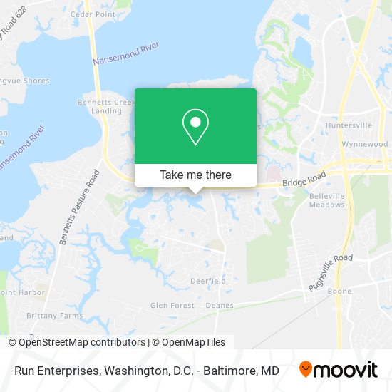 Run Enterprises map