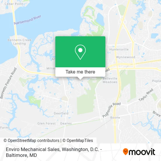 Enviro Mechanical Sales map