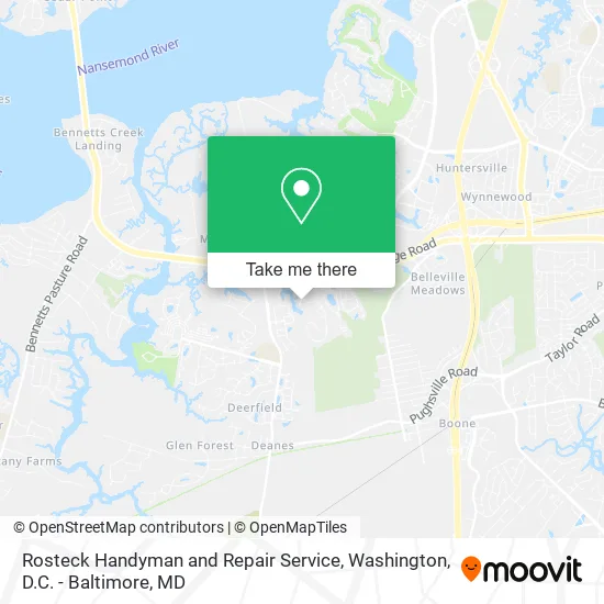 Rosteck Handyman and Repair Service map