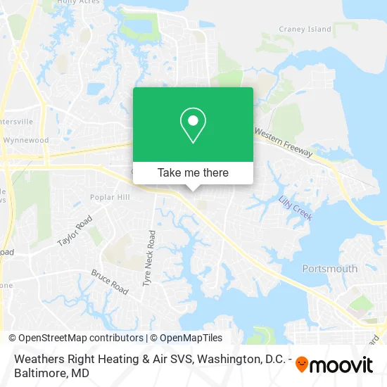 Weathers Right Heating & Air SVS map