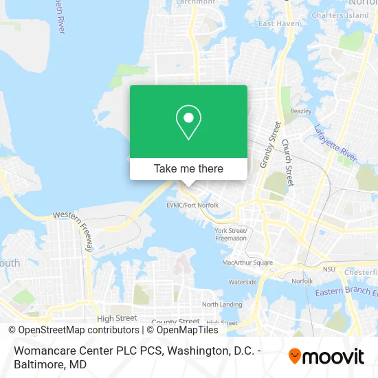 Womancare Center PLC PCS map