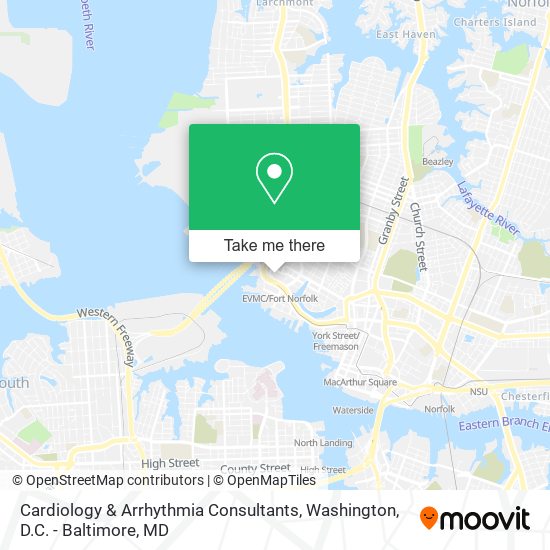 Cardiology & Arrhythmia Consultants map