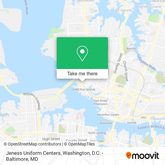 Jeness Uniform Centers map