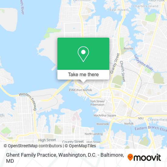 Mapa de Ghent Family Practice