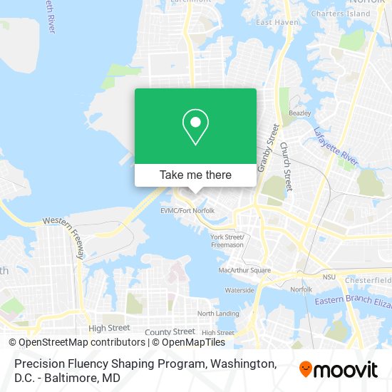 Precision Fluency Shaping Program map