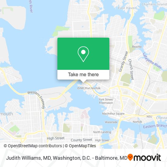 Mapa de Judith Williams, MD