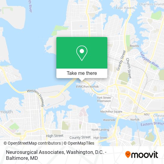 Neurosurgical Associates map