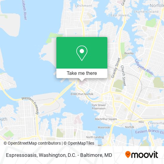 Espressoasis map