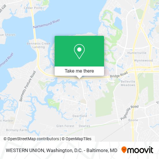 WESTERN UNION map