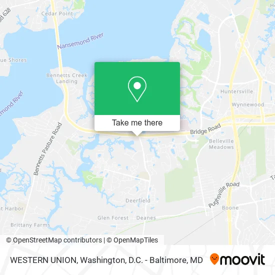 WESTERN UNION map