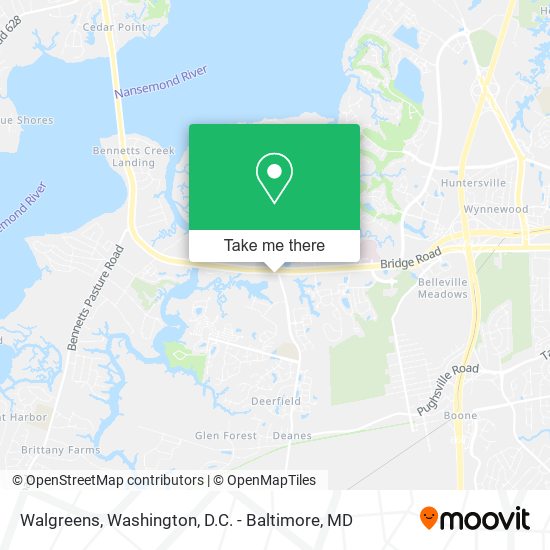 Mapa de Walgreens