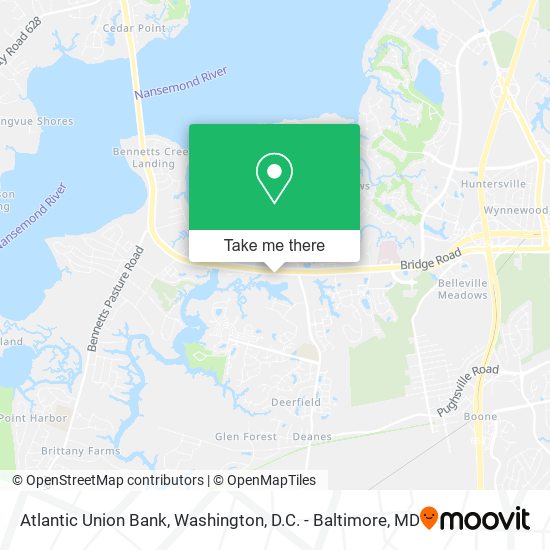 Mapa de Atlantic Union Bank