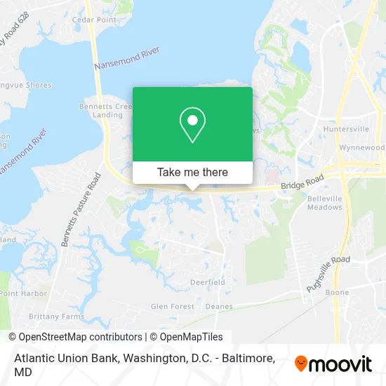 Atlantic Union Bank map