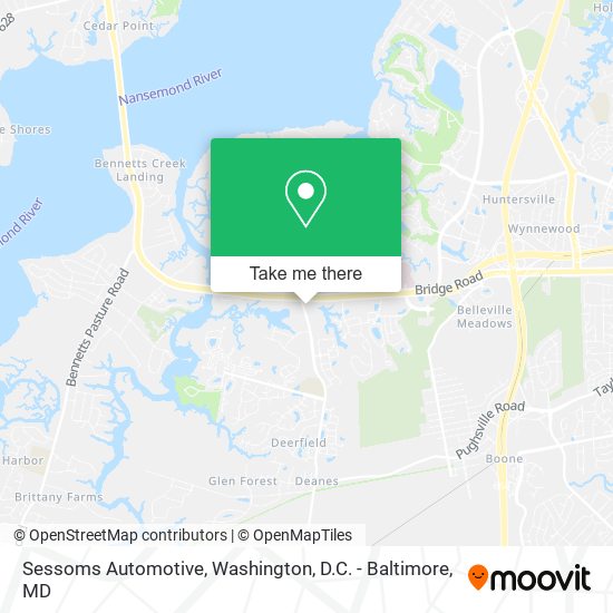 Mapa de Sessoms Automotive
