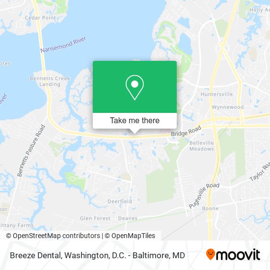 Mapa de Breeze Dental