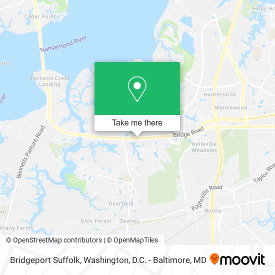 Bridgeport Suffolk map