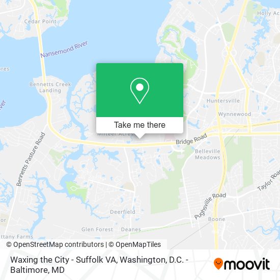 Mapa de Waxing the City - Suffolk VA