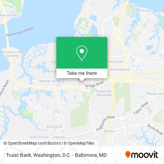 Truist Bank map