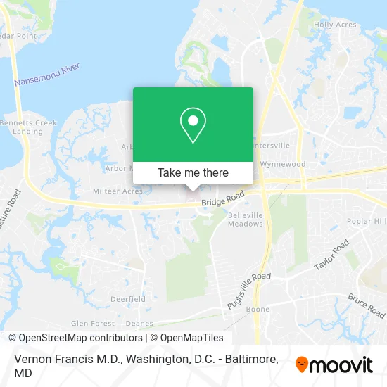 Vernon Francis M.D. map