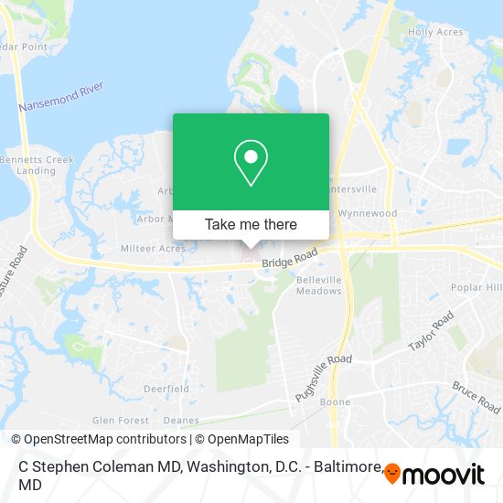 C Stephen Coleman MD map