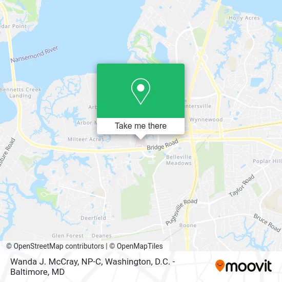 Wanda J. McCray, NP-C map