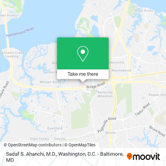 Sadaf S. Ahanchi, M.D. map