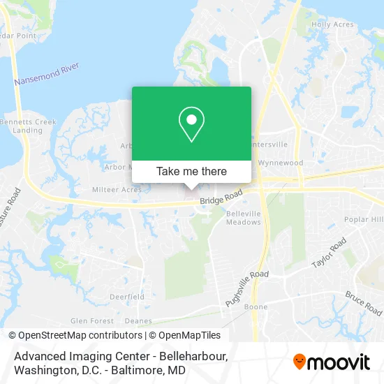 Advanced Imaging Center - Belleharbour map