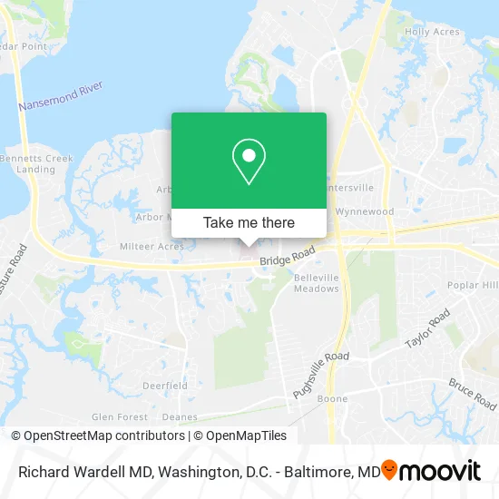 Richard Wardell MD map
