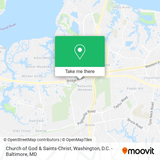 Church of God & Saints-Christ map