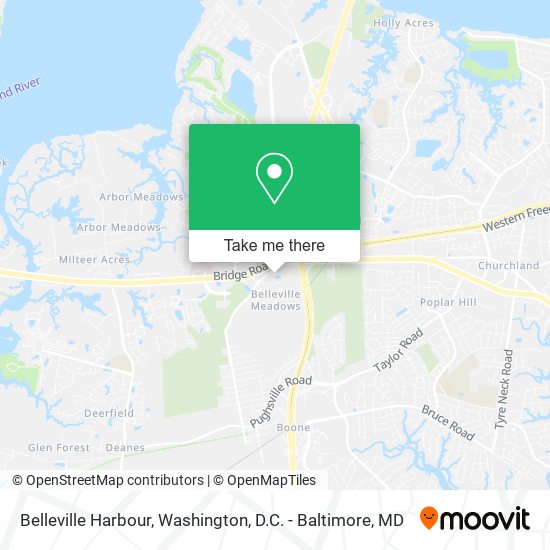 Belleville Harbour map
