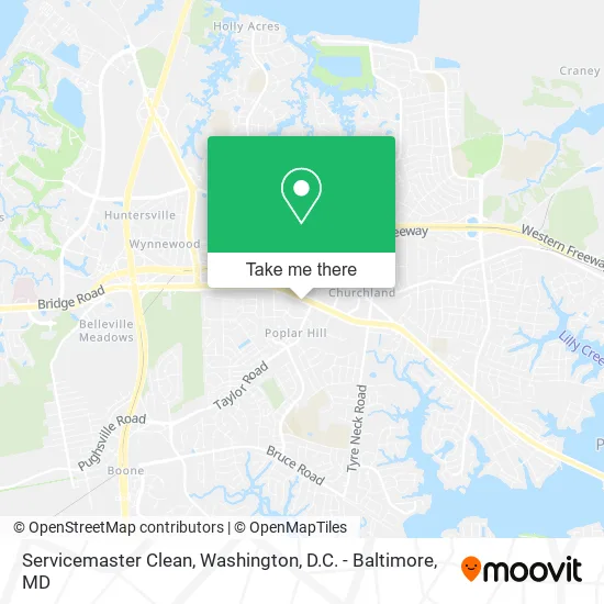 Servicemaster Clean map