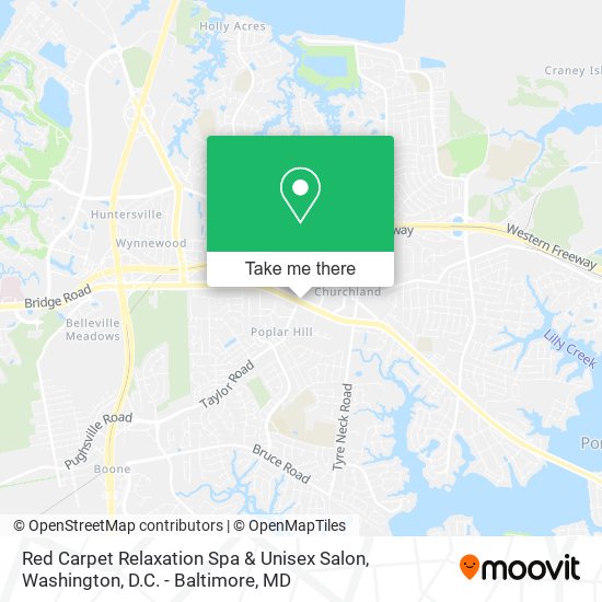 Red Carpet Relaxation Spa & Unisex Salon map