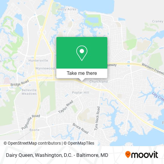 Mapa de Dairy Queen