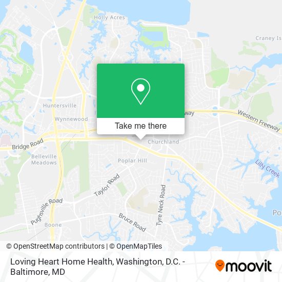 Loving Heart Home Health map