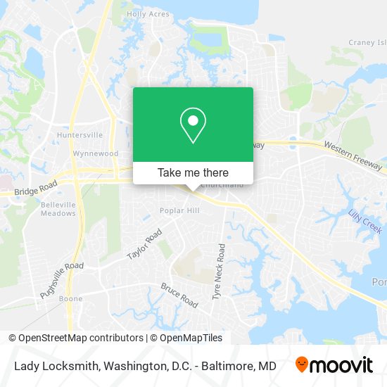 Lady Locksmith map