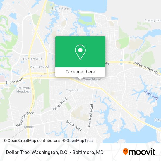 Mapa de Dollar Tree