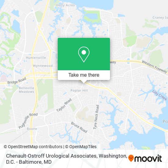 Chenault-Ostroff Urological Associates map