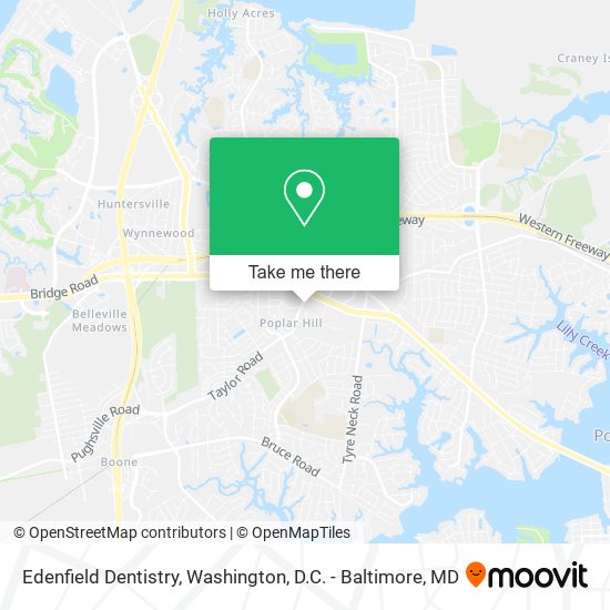 Edenfield Dentistry map