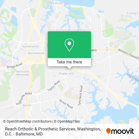 Reach Orthotic & Prosthetic Services map
