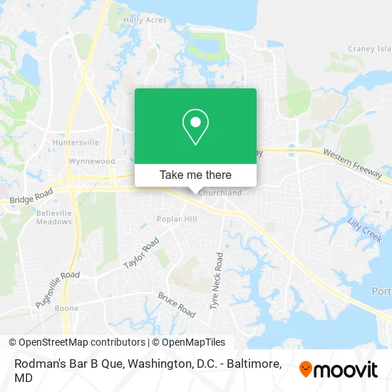 Rodman's Bar B Que map