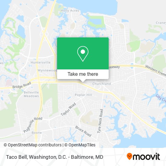 Taco Bell map