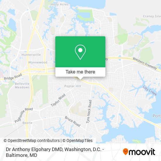 Dr Anthony Elgohary DMD map