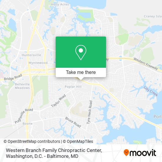 Mapa de Western Branch Family Chiropractic Center