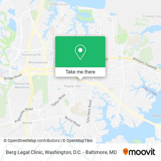 Berg Legal Clinic map