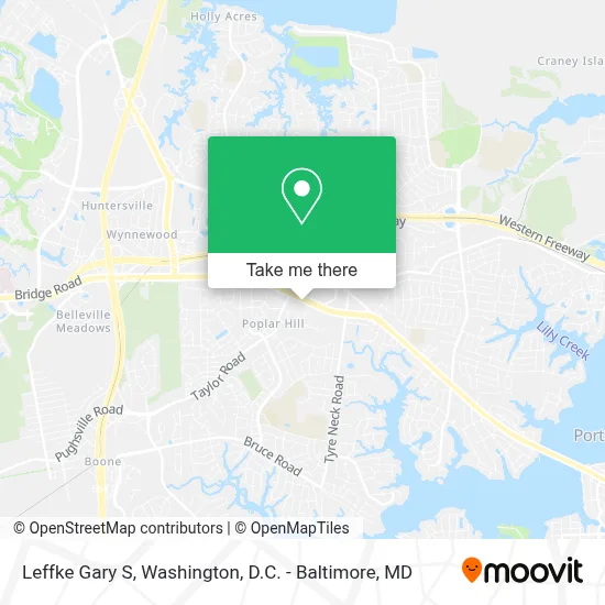 Leffke Gary S map